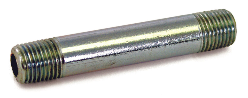 Nipples: Pipe: MPT: High PSI: Zinc