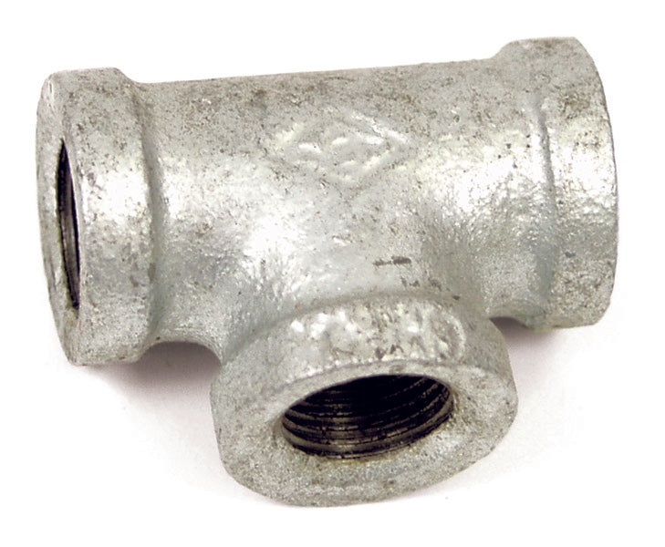 Tees - Banded - 3 Connects - Galvanized - Image 1