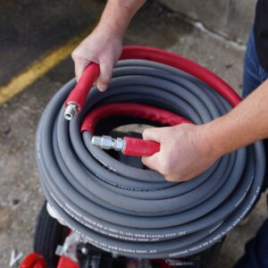 Non-Marking Pressure Washer Hoses: 1 & 2 Wire, Multiple Swivel & Coupler Options - Image 6
