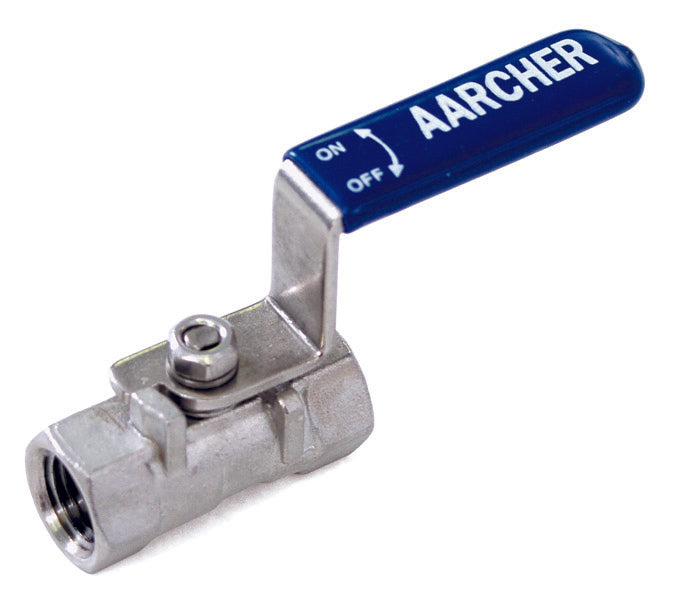 A+ Ball Valve - Stainless-steel, Low PSI, One Piece - Image 1