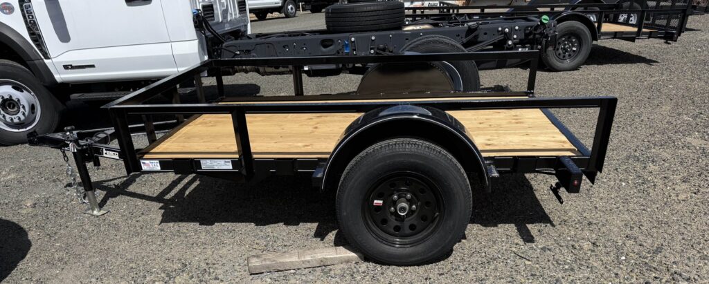 5' x 8' x 3K Temco Single Axle Trailer