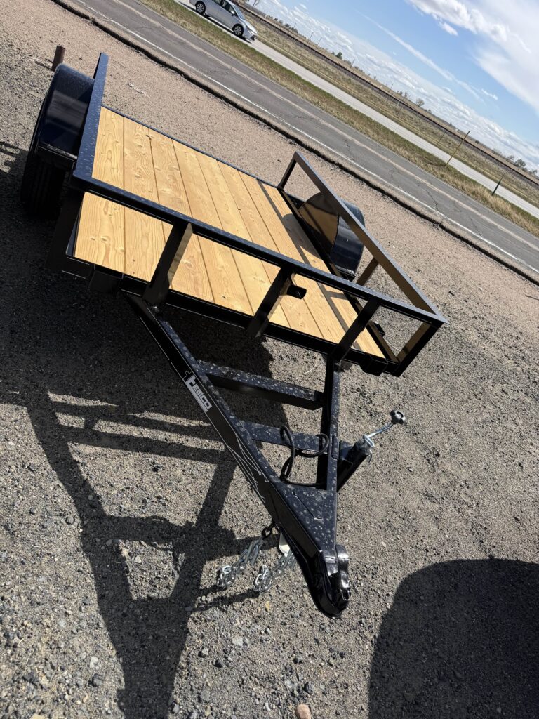 5' x 8' x 3K Temco Single Axle Trailer