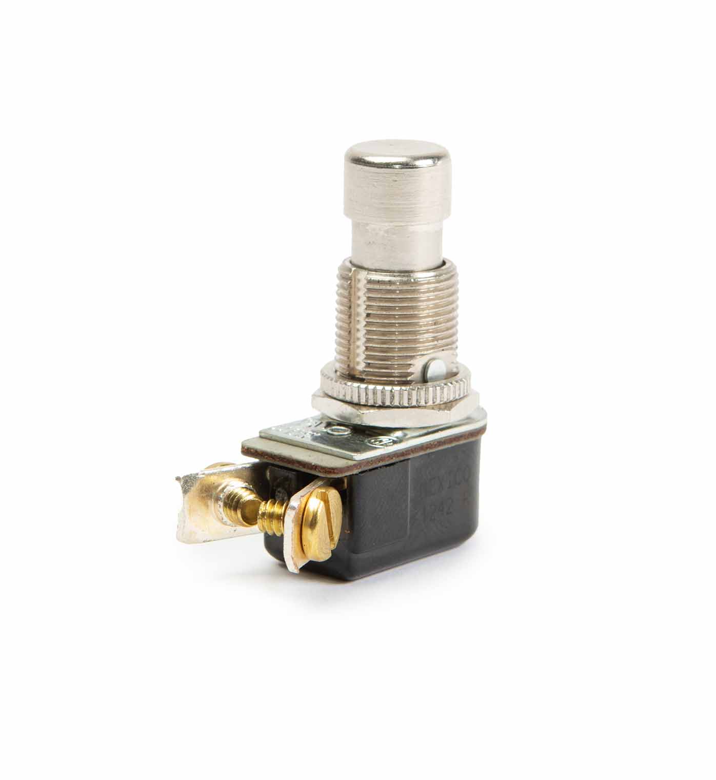 Push Button Toggle Switch, SPST, 3A/250V-6A/125V AC - Image 1