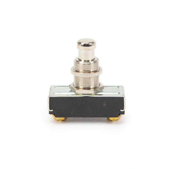 Push Button Toggle Switch, SPST, 15A/125V AC