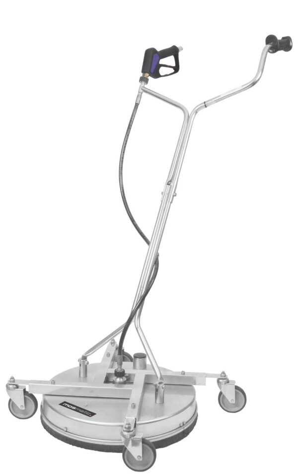 Fl-Ah 520 21" Mosmatic Recovery Surface Cleaner..- Stainless Steel Housing, Handle/Frame, And Casters..- 4" Ss Casters W/ Height Adjustability..- High-Quality, High Rpm Ss Swivel..- 2" Recovery Port..- Rating: Min 4 Gpm/Max 13 Gpm, 5000 Psi