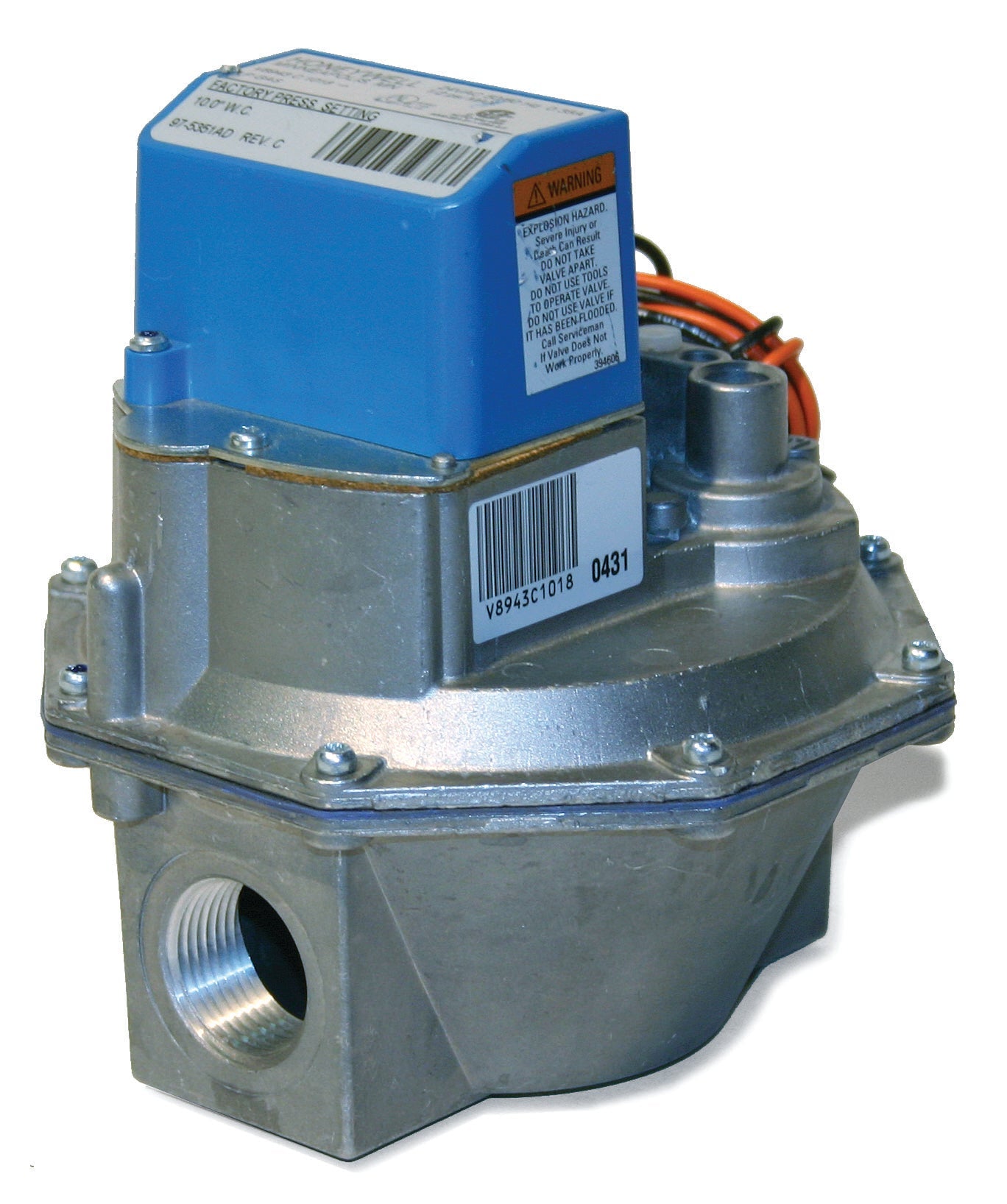LP Diaphragm Gas Valve, Single Stage Pressure Regulating. Slow Opening. (No NG Conversion Kit) - Image 1