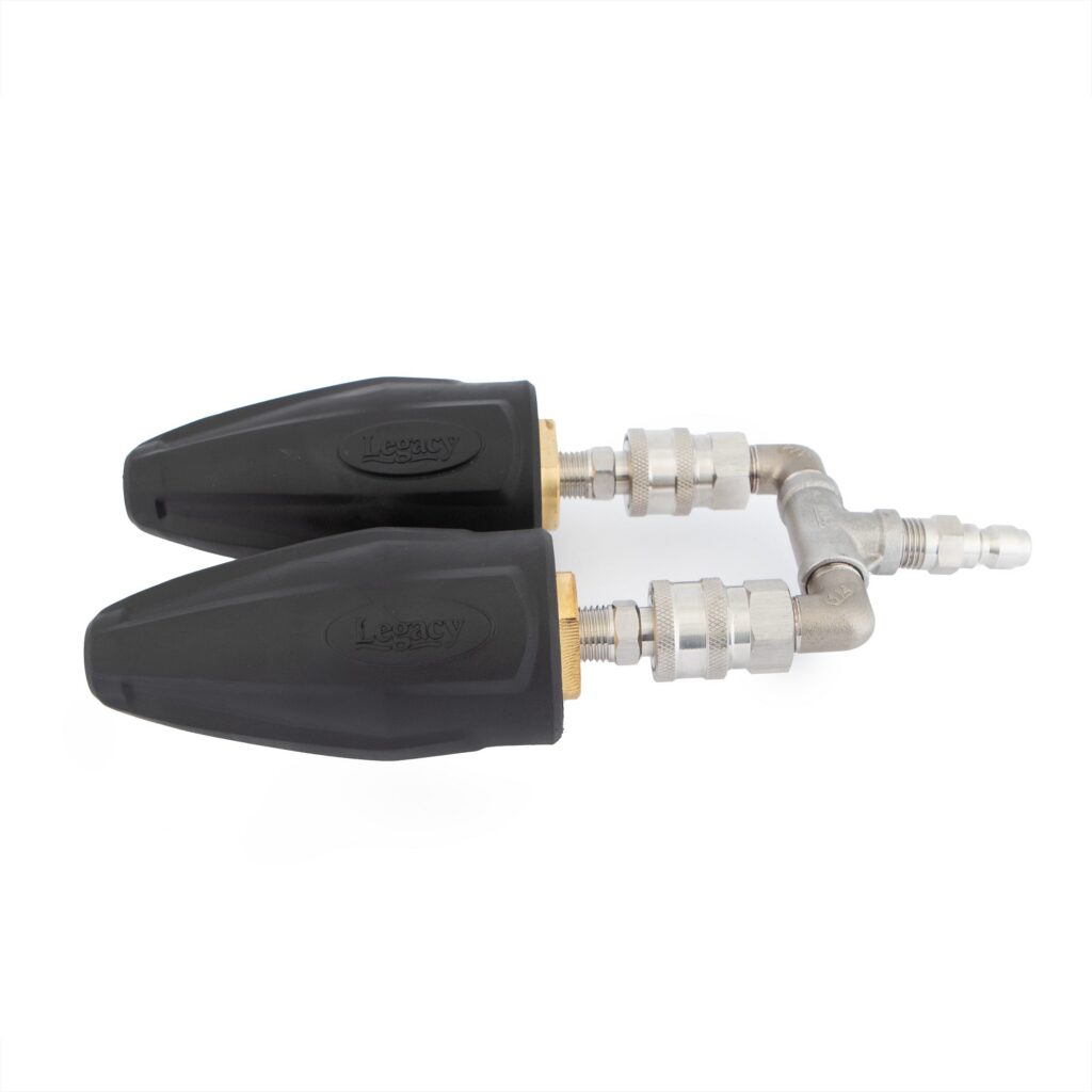 Legacy Twin Nozzle Connector for Pressure Washers