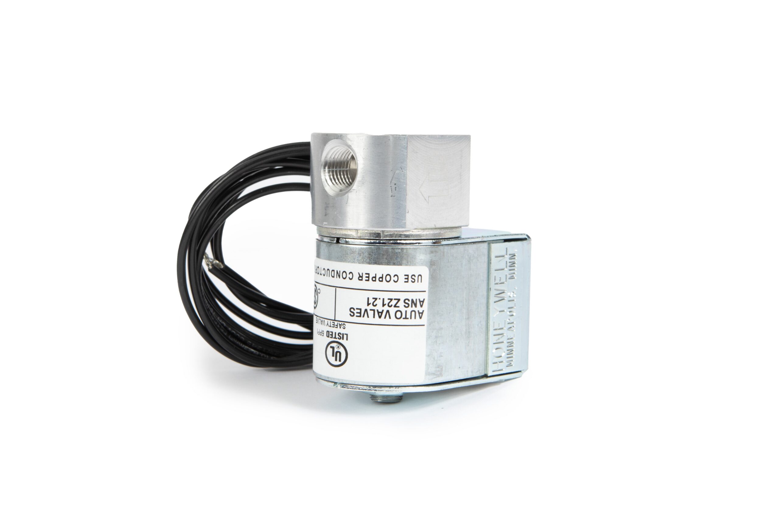 Pilot Gas Solenoid Valve, 24V, 1/4" Small Normally Closed - Image 1