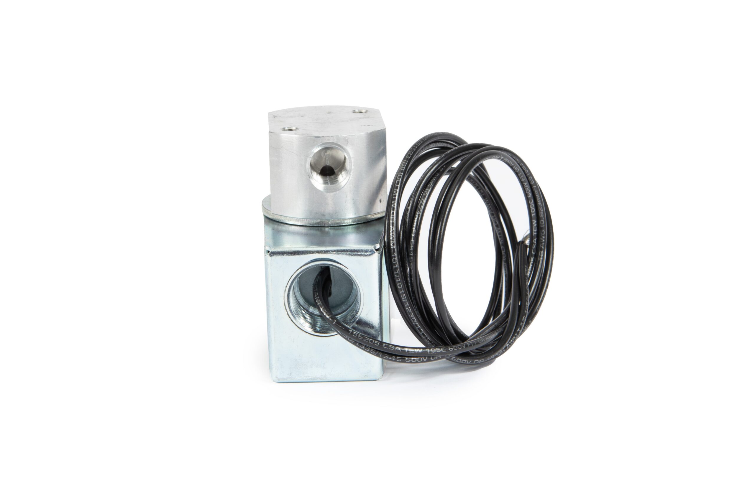 Pilot Gas Solenoid Valve, 24V, 1/4" Small Normally Closed - Image 3