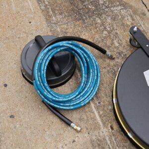 A+ Non-Marking Pressure Washer Hoses with Quick Coupler Swivel End, Blue - Image 2