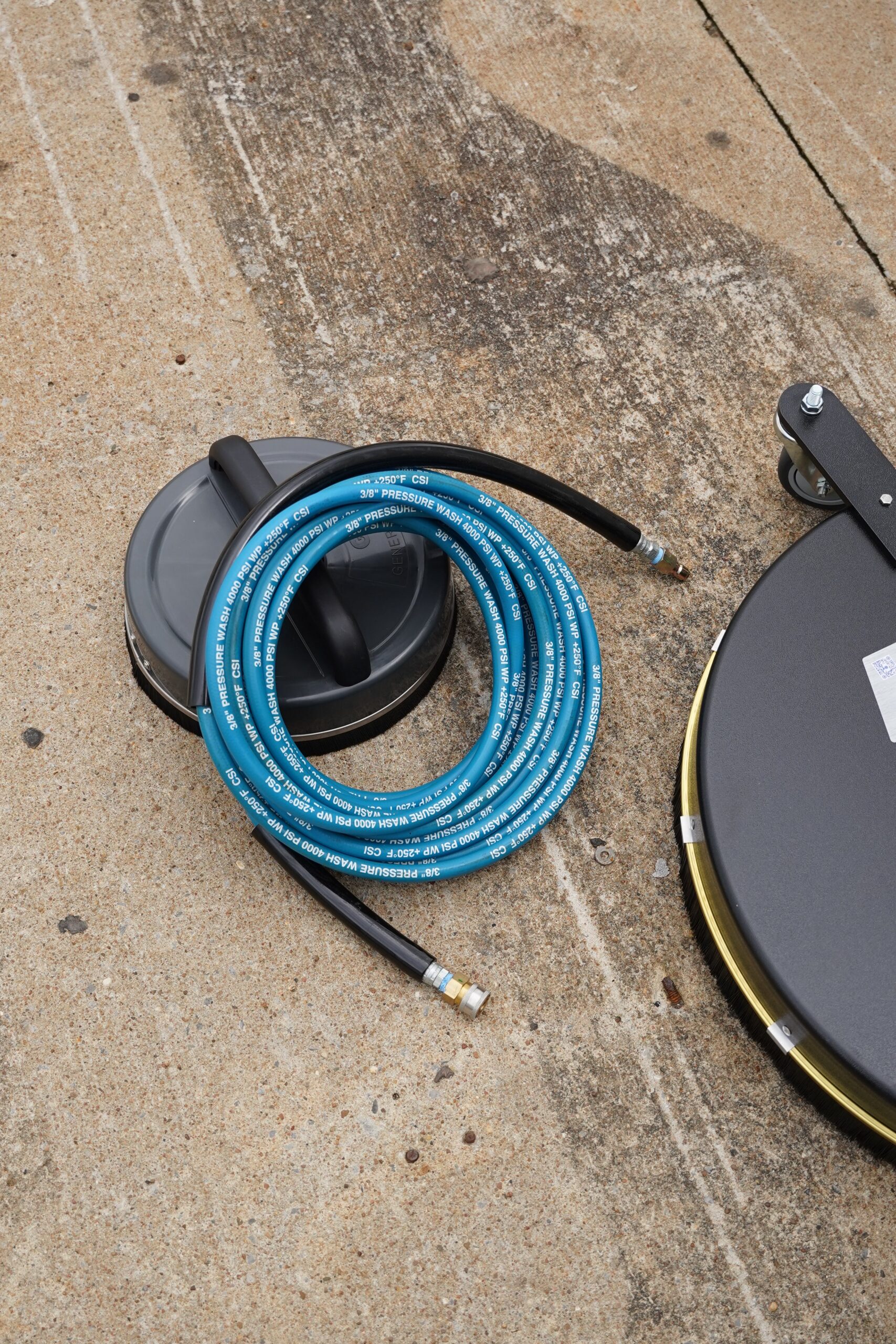 A+ Non-Marking Pressure Washer Hoses with Quick Coupler Swivel End, Blue - Image 2