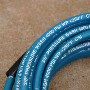 A+ Non-Marking Pressure Washer Hoses with Quick Coupler Swivel End, Blue - Image 3