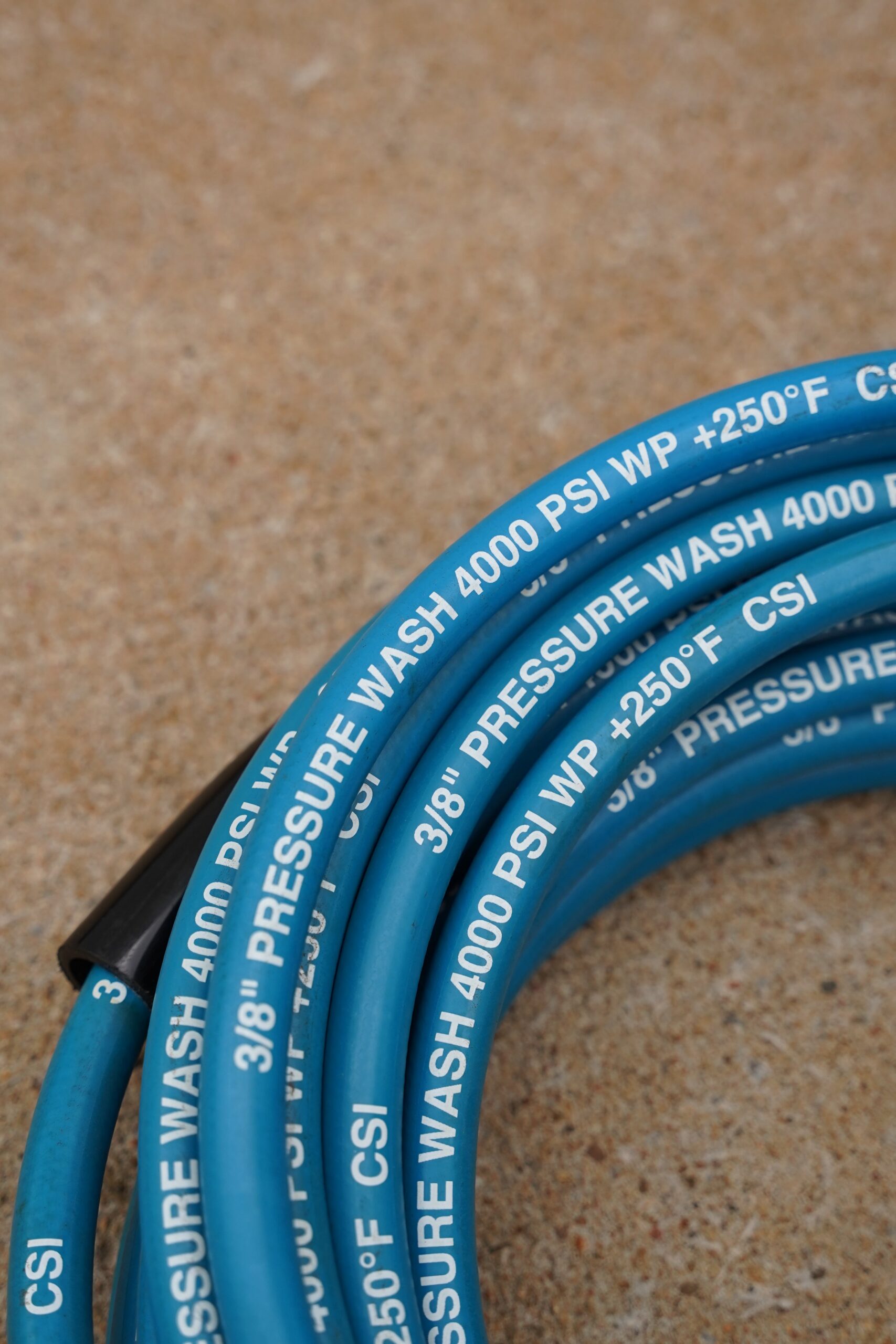 A+ Non-Marking Pressure Washer Hoses with Quick Coupler Swivel End, Blue - Image 3