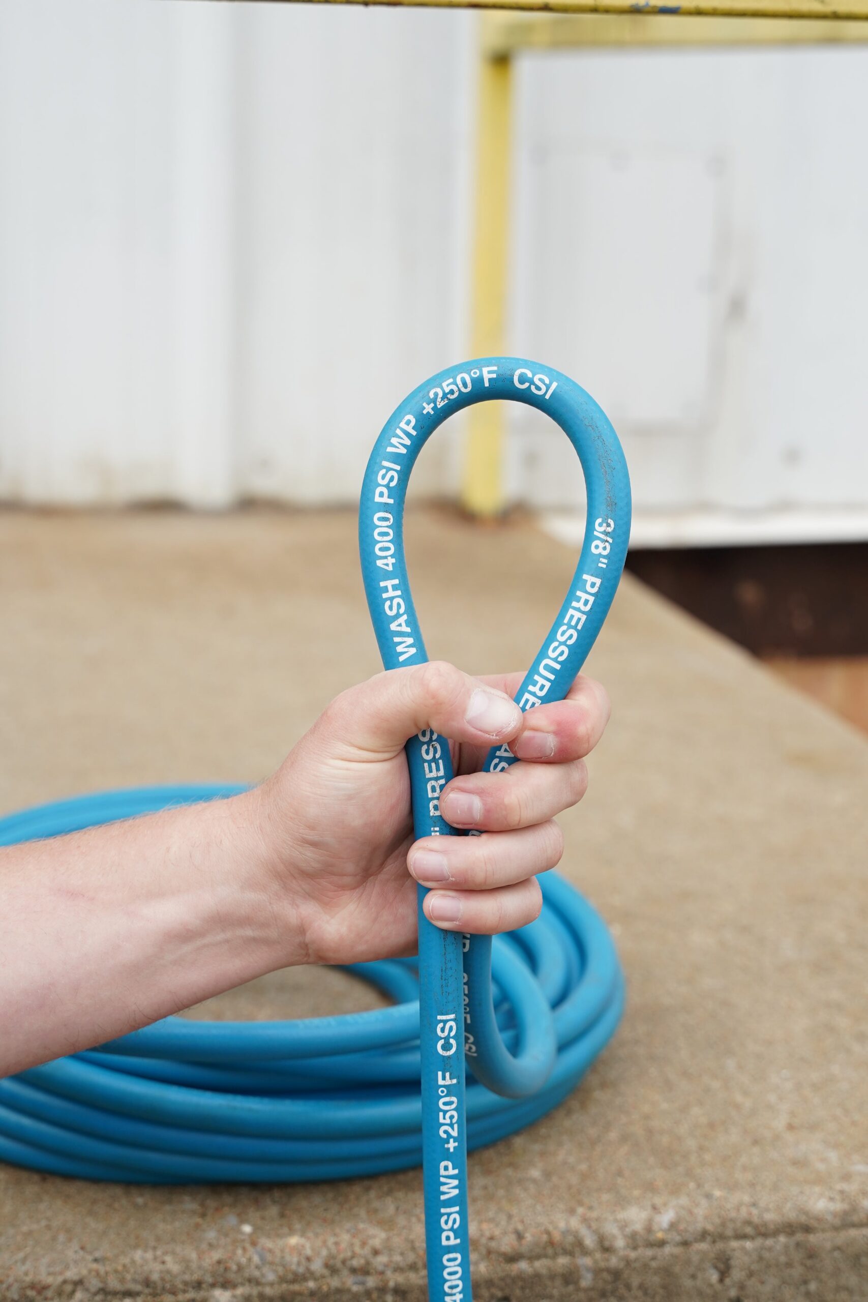 A+ Non-Marking Pressure Washer Hoses with Quick Coupler Swivel End, Blue - Image 5