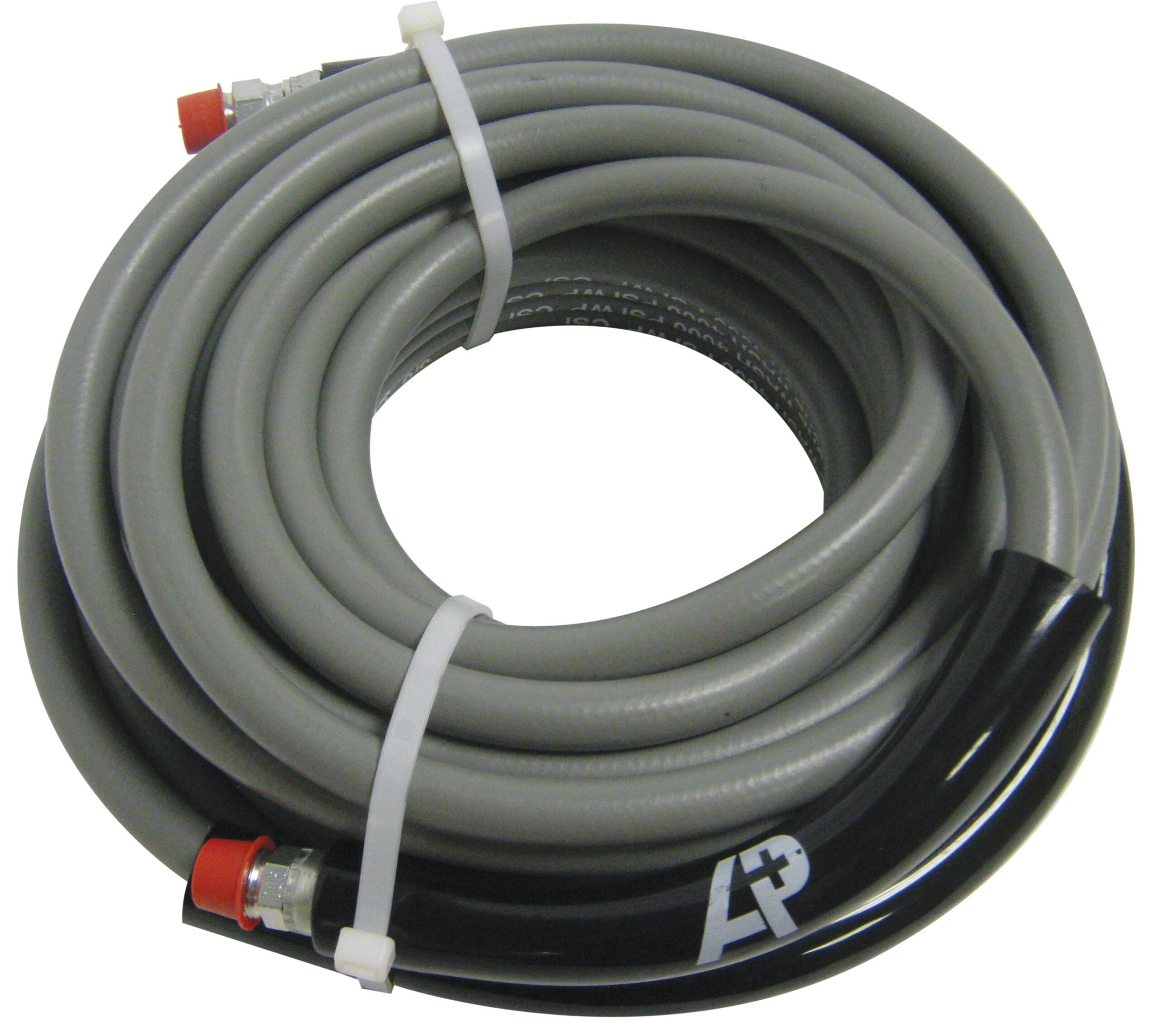 A+ 1-Wire Non-Marking Pressure Washer Hose - Gray, 3/8" ID - Image 1