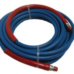 A+ 2 Wire Non-Marking Pressure Washer Hose - Blue, 3/8" ID