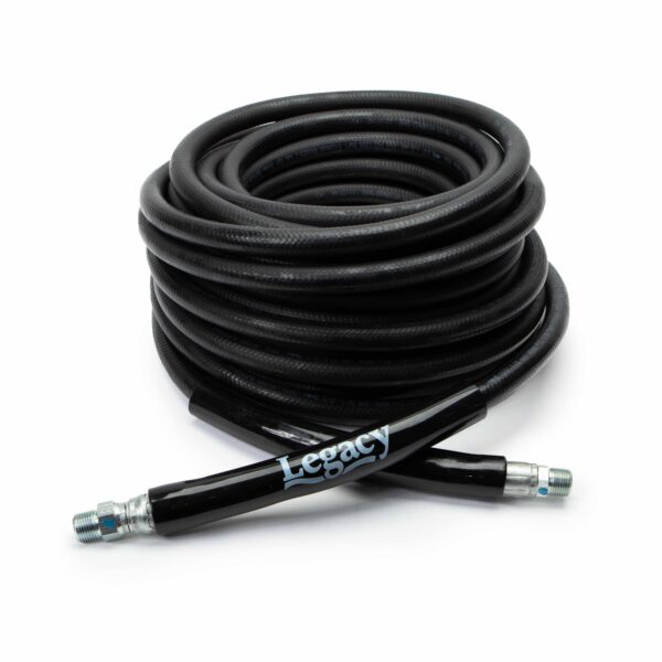 Legacy High Pressure Washer Hoses: 1 Wire, Black Bend Restrictors