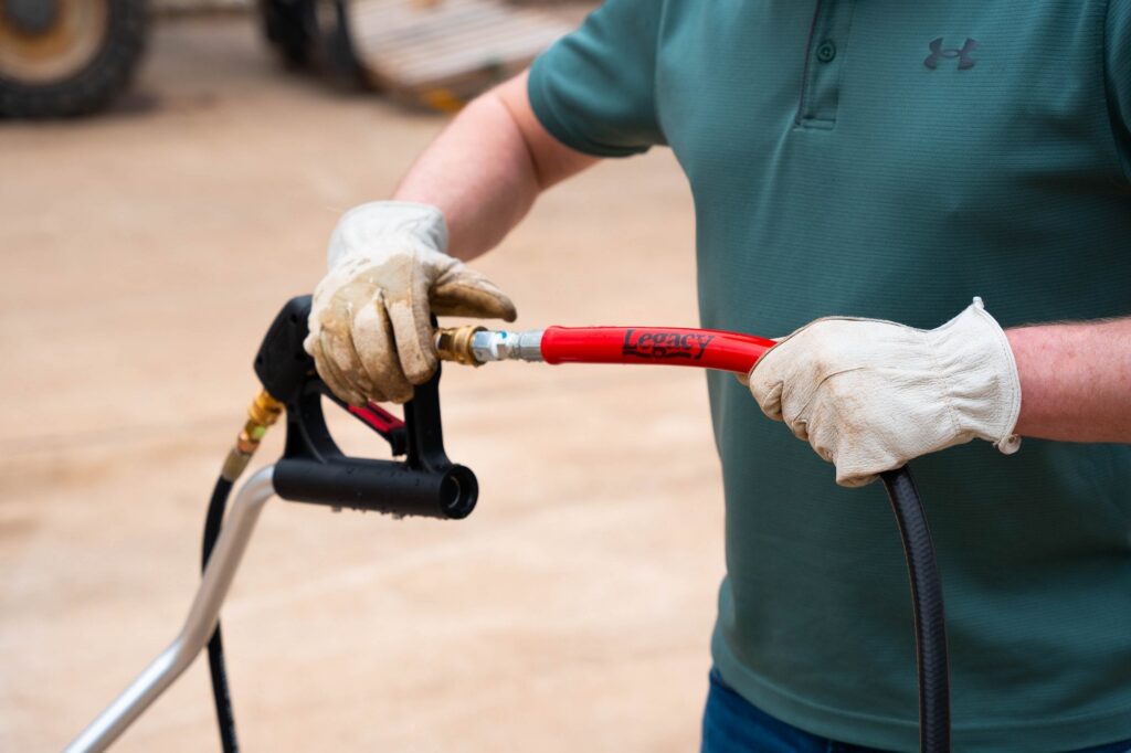 Legacy High Pressure Washer Hoses: 1 Wire, Black Bend Restrictors