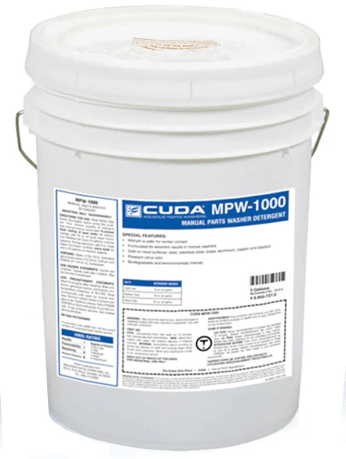 CUDA MPW-1000 Liquid Manual Parts Washer Detergent