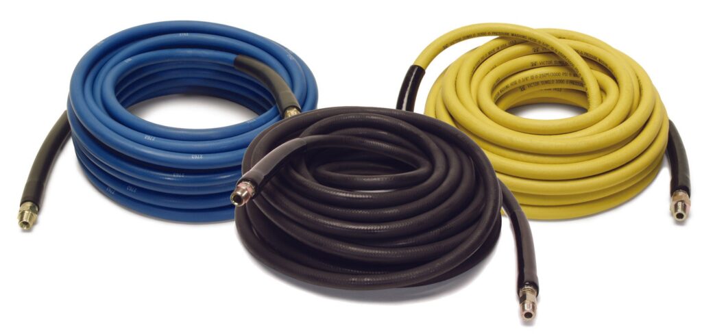 Legacy Non-Marking Pressure Washer Hoses: Yellow, Black, and Blue Options