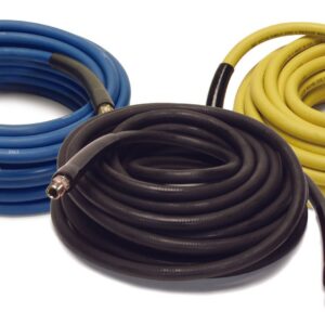 Legacy Non-Marking Pressure Washer Hoses: Yellow, Black, and Blue Options - Image 1