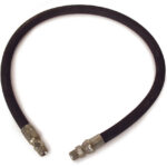 Connector Hoses For Pressure Washer: Black: 3/8" and 1/4" Options, Up To 25' Length