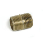 Close Nipple: Brass