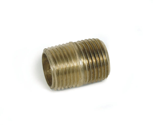 Close Nipple: Brass