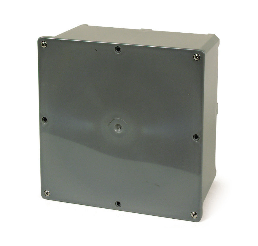 8" x 8" x 4", Box, Plastic with Lid for SEA 3-1100 - Image 1
