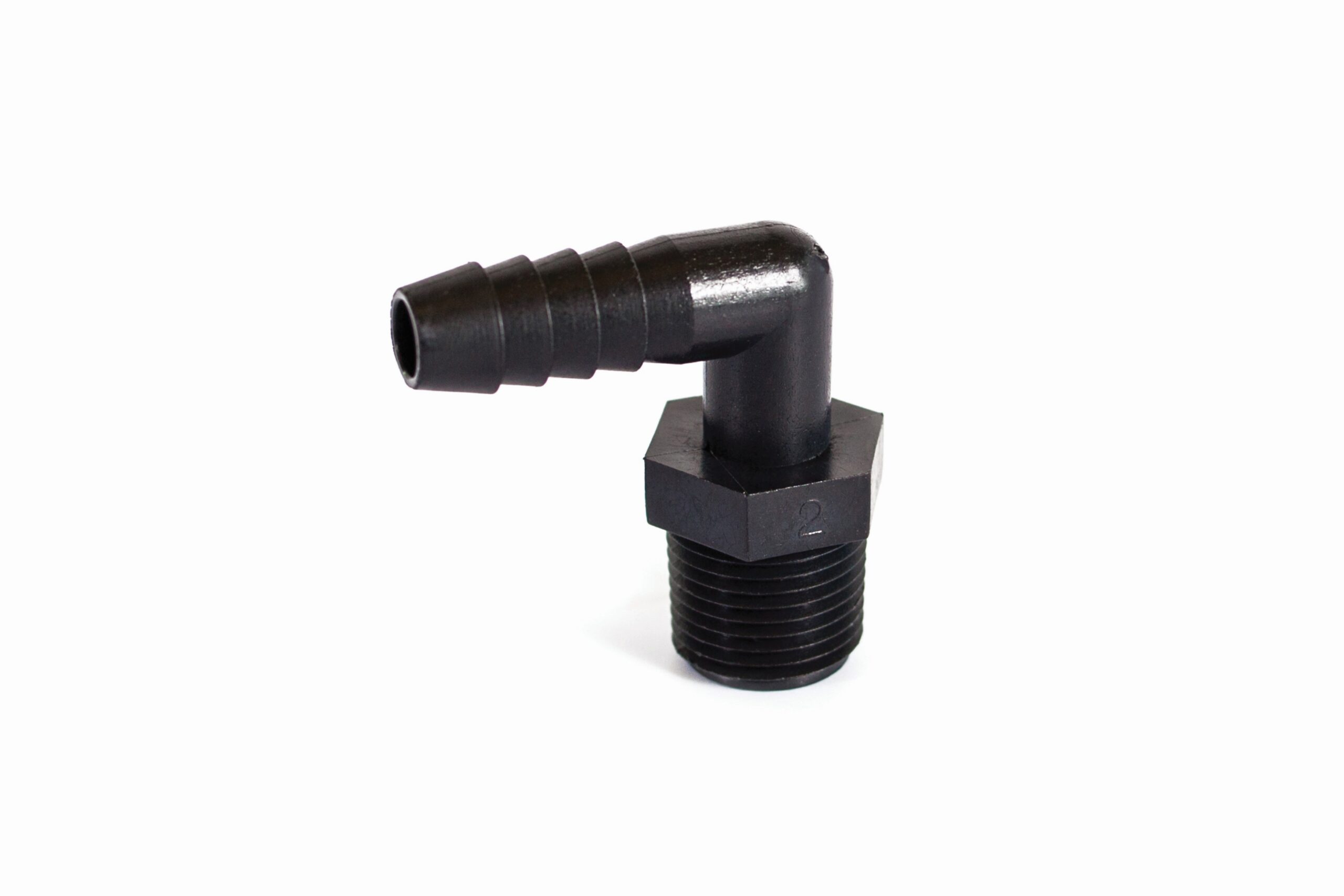 Plastic 90° Hose Barb Elbow Fittings - Image 1