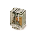 Compact Relay with Light & Button, 10A, 120V