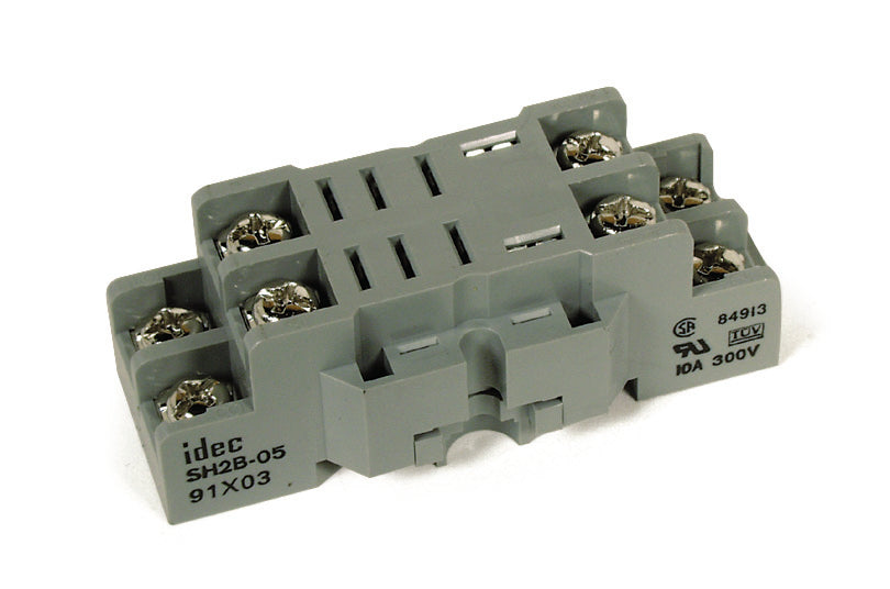 Relay Socket/Base- 8 Pin, 2 Pole, 10A / 300V - Image 1