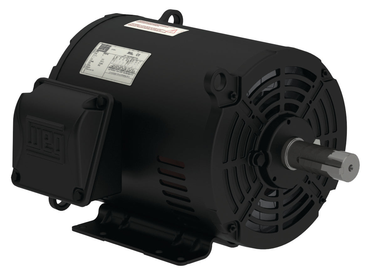 TEFC Motor, 5HP 230V 1-Phase RPM 182/4T Frame - Image 1