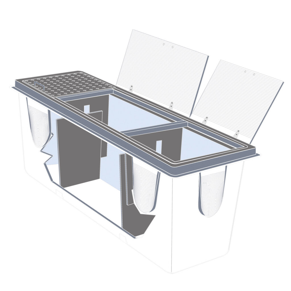 Water Maze 10434990 3-Stage In-Ground Oil Sepator Pit