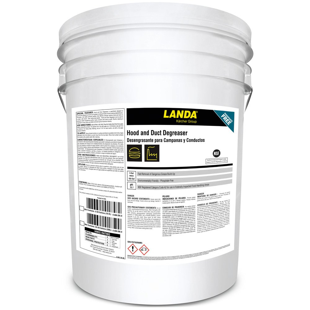 Landa Hood And Duct Degreaser - Image 1