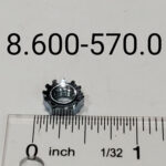 Nut, 10-32 Hex STRW LK STL Zinc
