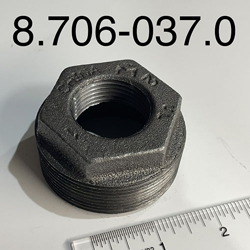Bushing, 2″ X 1″ Black Pipe