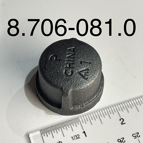 Cap, Pipe 1" Npt 150Wp Non Pl