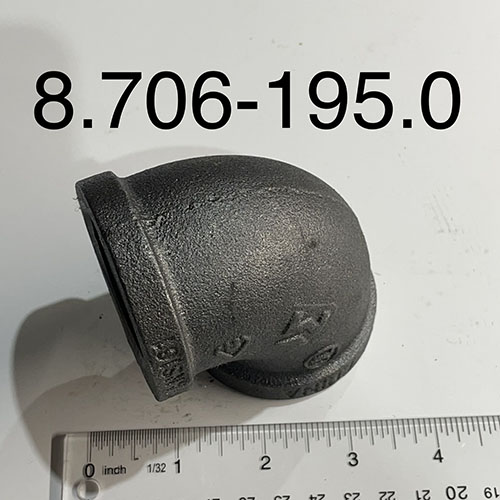 Elbow, 1-1/2″ Female, Black 90 Deg