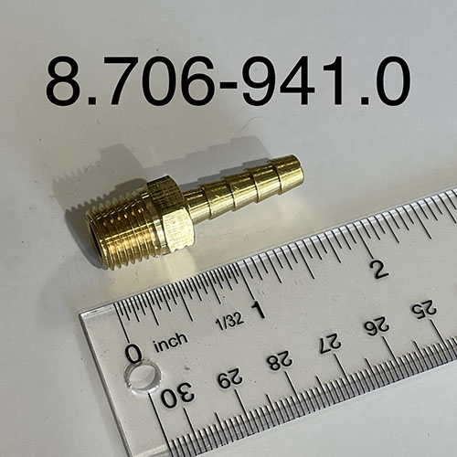 Hose Barb, 1/4″ Barb X 1/4″ NPT