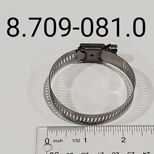 Clamp, Screw 9/16"W, 1 3/4-2 3/4"D