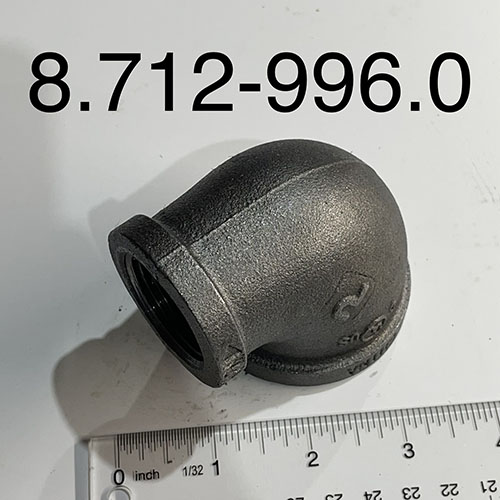 Pipe-Ell 90 Deg 1 1/2″ X 1″ Reducing BL