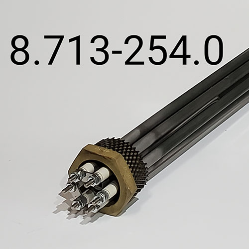 Heating Element 6Kw/480V/3Ph, 2"Npt, Brass, 28"