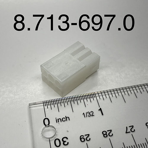 Connector, Electrical 6 Pin Male
