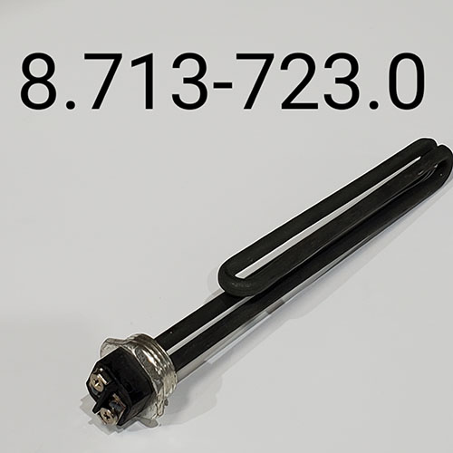 Heating Element, 2Kw/120V/1Ph, 1"Npt, Ms, 9"L, W/S
