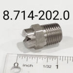 Nozzle, 3.0 @ 80°, 1/4" Ss Meg