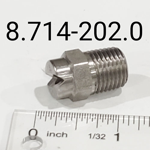 Nozzle, 3.0 @ 80°, 1/4" Ss Meg