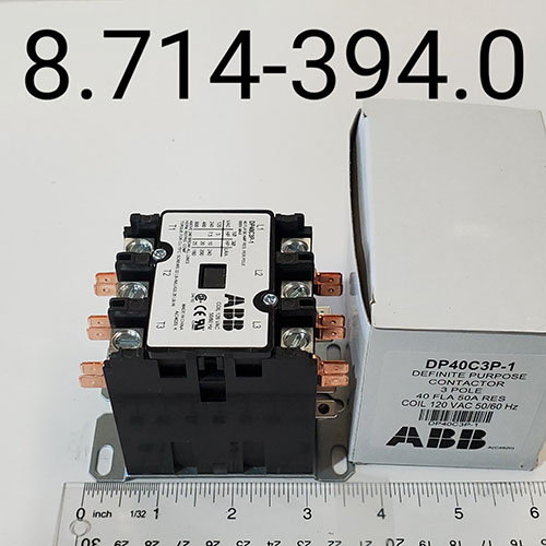 Contactor, Definite Purpose, 3 Pole, 40 Amp (50A RES)