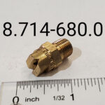 Nozzle, 50 Deg Fan, #2 Brass, 1/8″ NPT