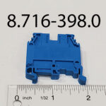 Terminal Block, Blue, Entrelec 125116-01